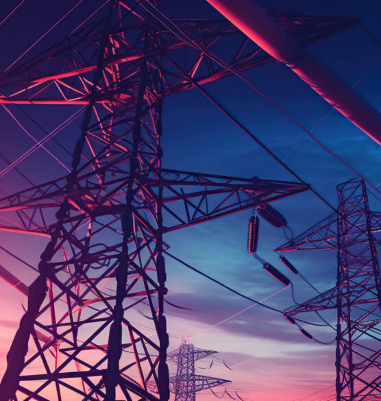 Electricity transmission towers Generative AI